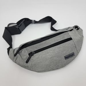 Waist Cross Body Bag Fanny Packs for Women Men with 4-Zipper Pockets Water Resis